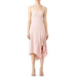 CARMEN MACR VALVO Pink Blush Scoop Neck Dress